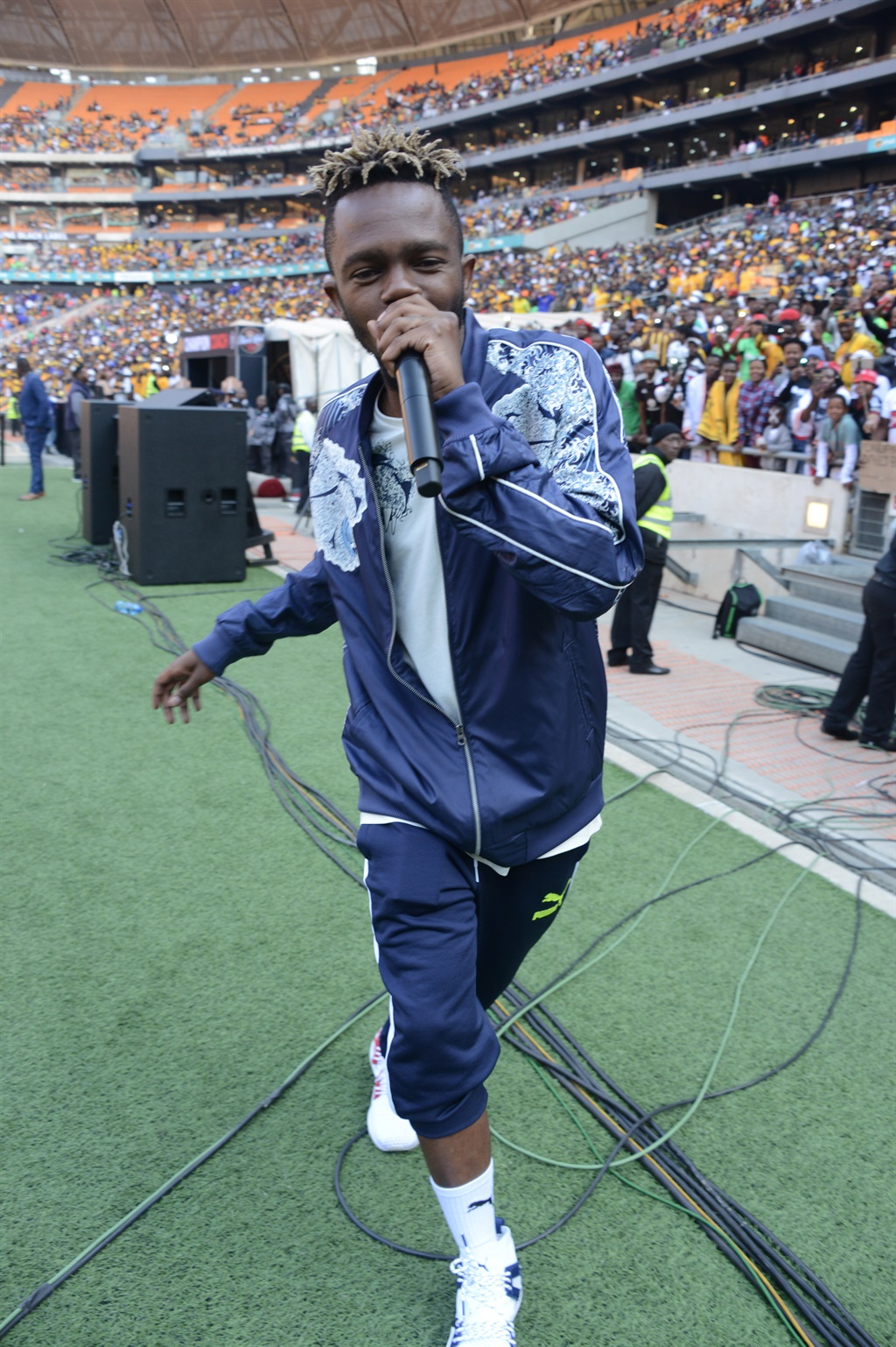Soccer player turned rap superstar, Kwesta. Photo: Gallo Images