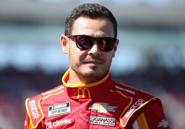 Kyle Larson, driver of the #42 McDonalds Chevrolet, during qualifying for the Nascar Cup Series FanShield 500 at Phoenix Raceway on March 7, 2020 in Avondale, Arizona.  (Photo by Christian Petersen/Getty Images)