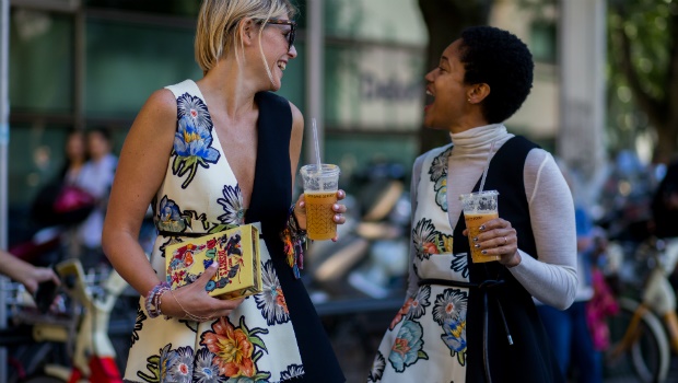 No more morning lattes with your colleague, but you can still dress like it. Photo by Christian Vierig/Getty Images
