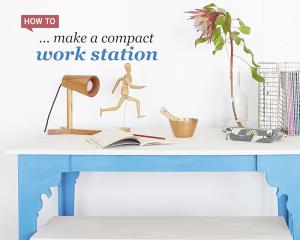Make a compact workstation