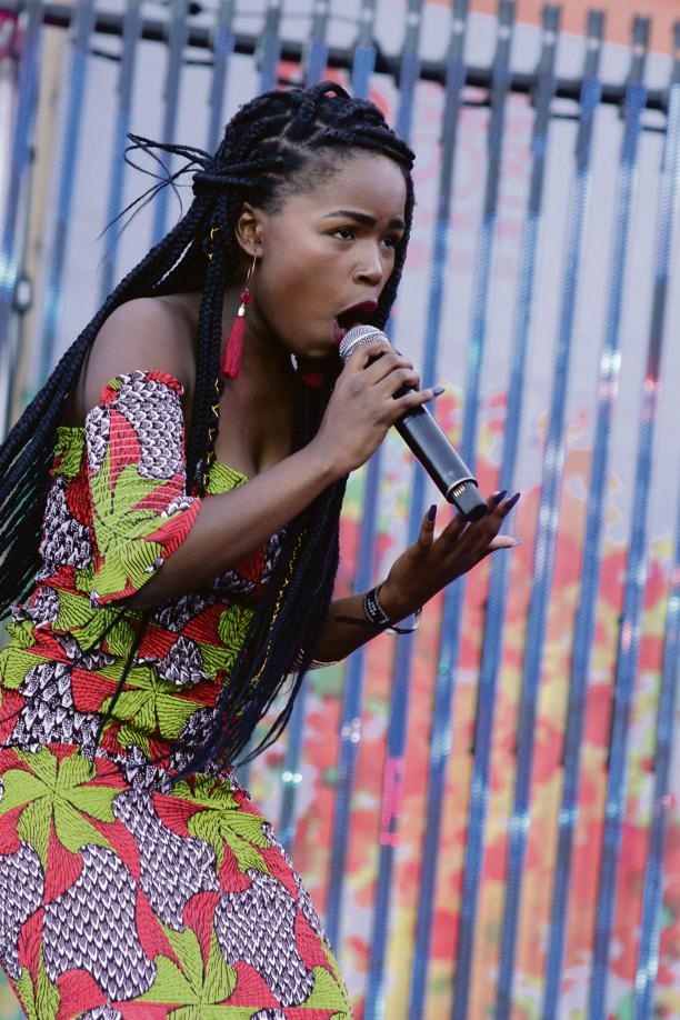 Yanga Sobetwa thanked her fans for all their support during the Idols SA competition.
Photo: Lindile Mbontsi 