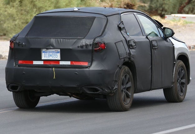 <b>TX SPOTTED:</b> The new Lexus TX has been spotted undergoing testing. The new seven-seat version of the RX, is expected to be launched in 2016. <i>Image:Automedia</i>