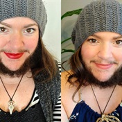 Bearded woman, who started growing facial hair at 12, feels more confident with full beard