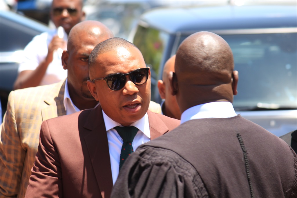 Mduduzi Manana arrives at the Randburg Magistrates’ CourtPicture: Avantika seeth 