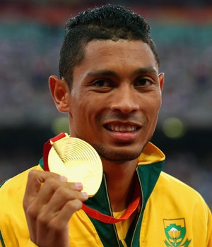 Gold medalist Wayde Van Niekerk. Picture: Alexander Hassenstein/Getty Images for IAAF