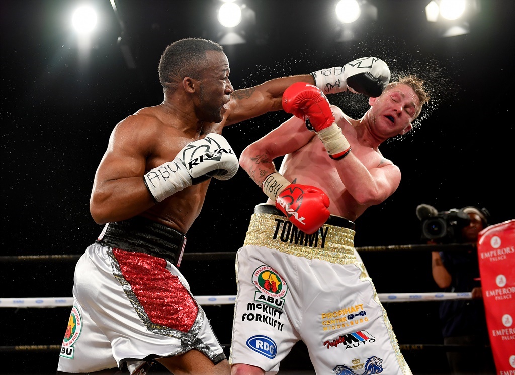 Thabiso Mchunu v Tommy Oosthuizen.
Photo: Gallo Images