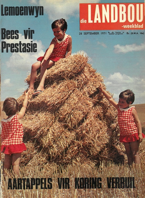 So het die voorblad van 28 September 1971 se Landbouweekblad se gelyk.