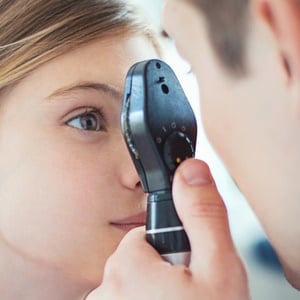 A simple eye examination could help detect more serious health problems. 