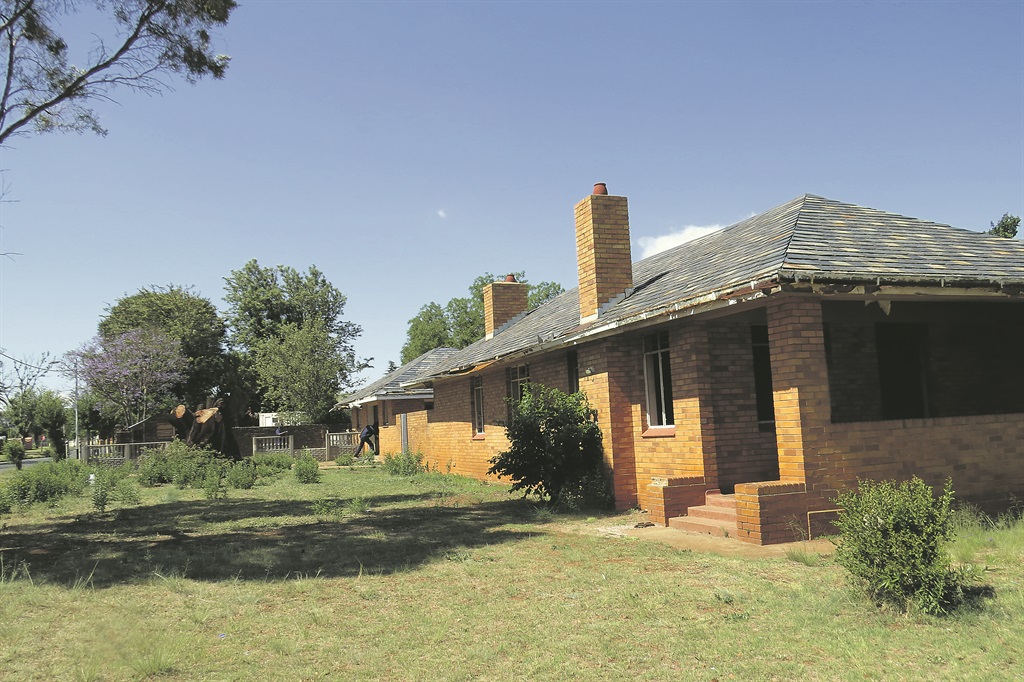 The empty house in Westonaria, west of Joburg, allegedly haunted by Suzy the ghost.       Photo by Sammy Moretsi