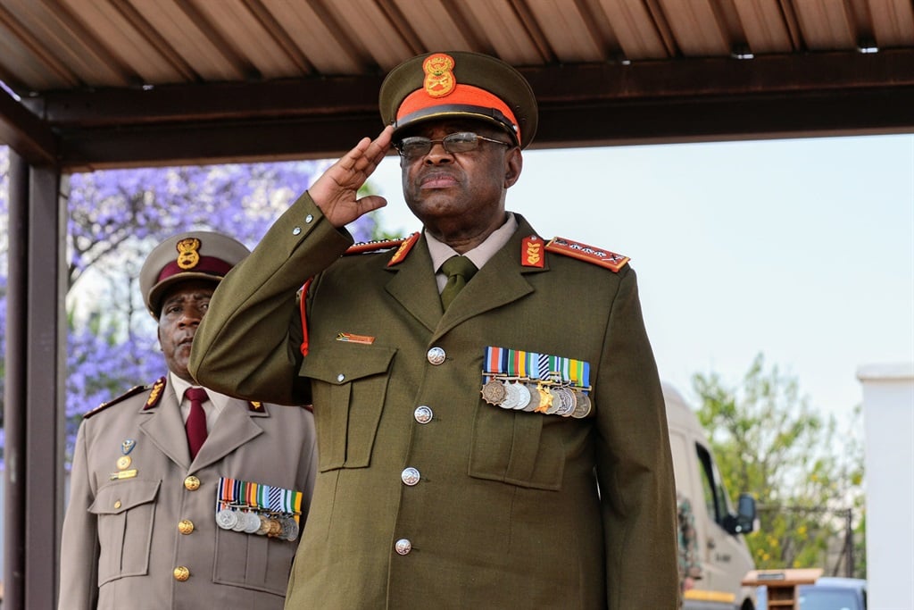 Lieutenant-General Vusi Masondo who presented the battle honours to the units.PHOTO: Thabo Tukula (SAMHS Photojournalist)