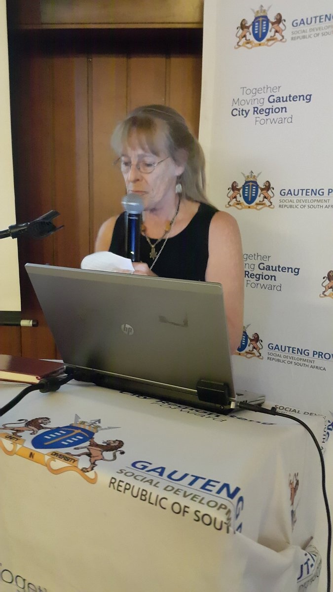 Dr Elizabeth Floyd from the Gauteng Aids Council.