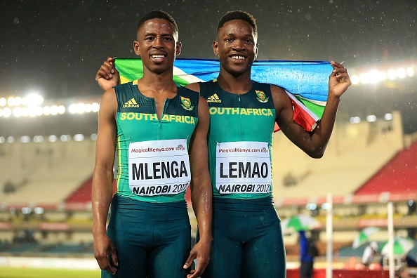 Tshenolo Lemao (R) and Retshidisitswe Mlenga 