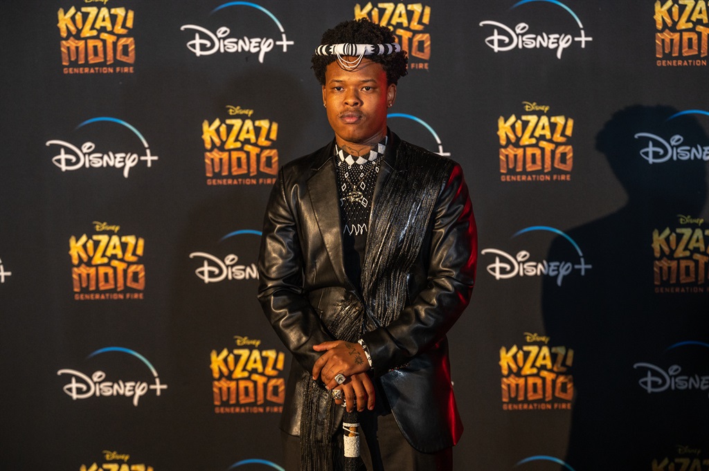 Johannesburg - 21 June 2023: Rapper Nasty C on the red carpet at the Kizazi Moto World Premier 