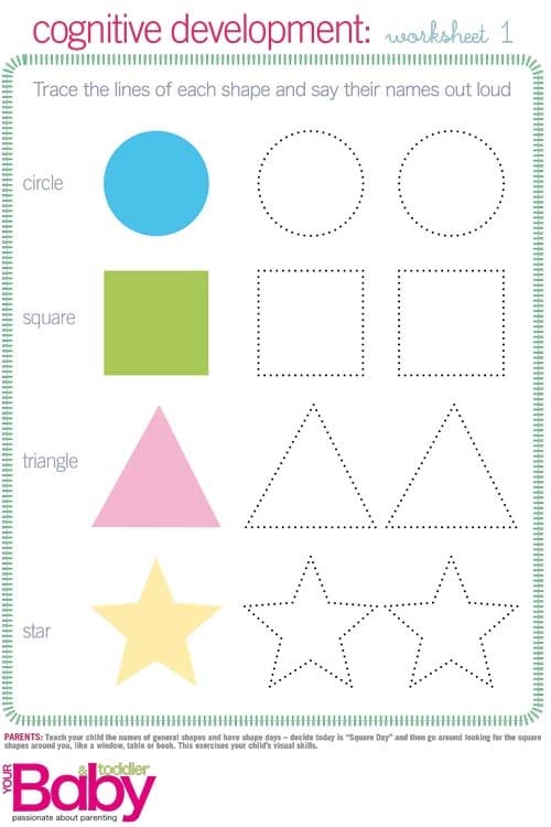 Printable: School readiness work sheets