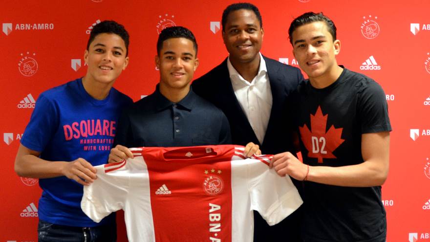 Justin, son of Patrick Kluivert.