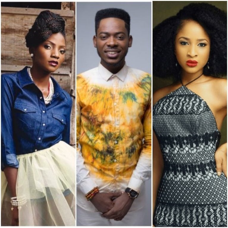 simi, adekunle gold, adesua etomi