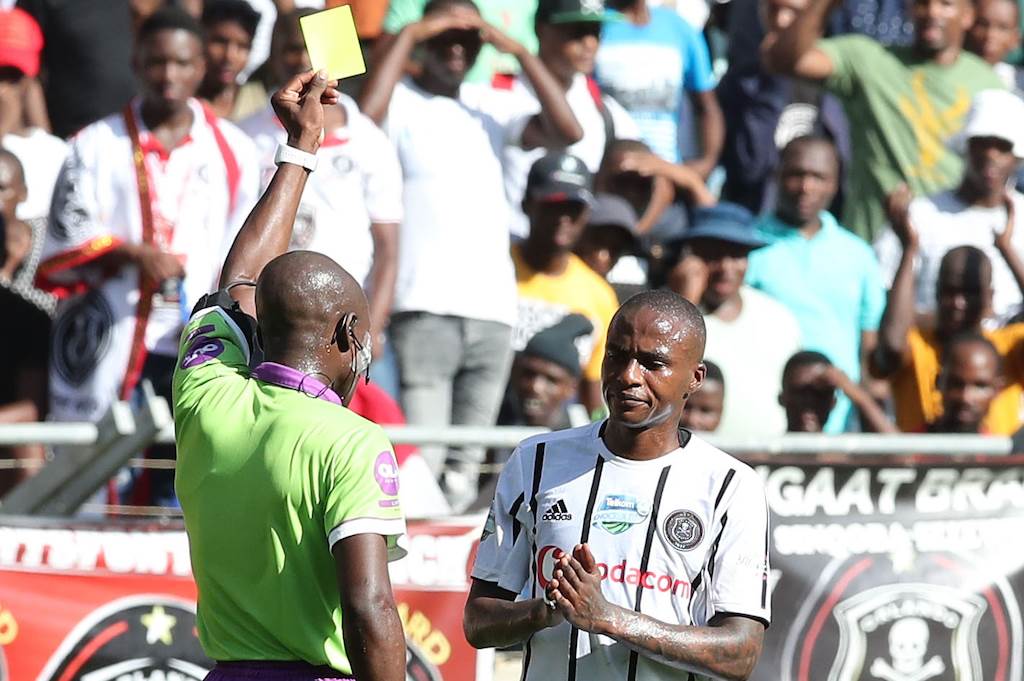 Lorch booked for off-the-ball stamp on Billiat