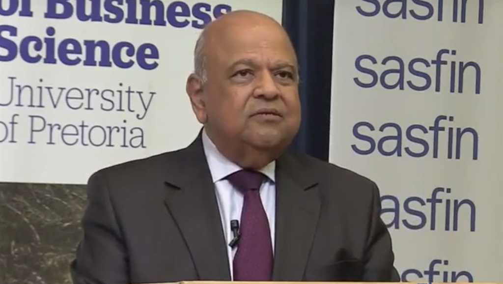 Former finance minister Pravin Gordhan speaks at a Gordon Institute of Business Science ethics and governance think tank forum in November. Picture: Gibs