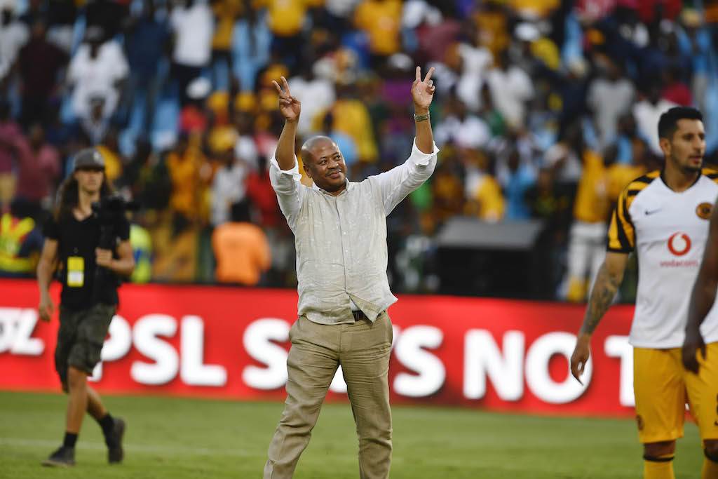 Bobby Motaung was full of smiles as he greeted the