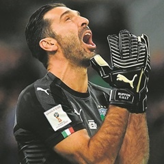 LEGEND:  Italy goalkeeper Gianluigi Buffon has retired. (Valerio Pennicino, Getty Images)