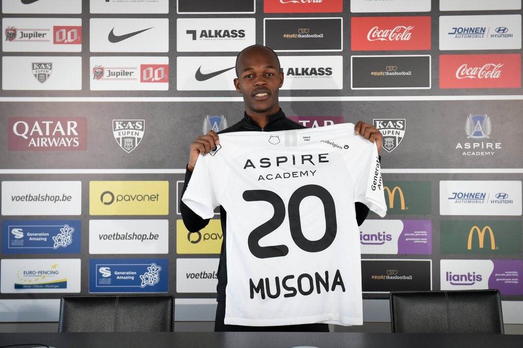 Knowledge Musona - Anderlecht to KAS Eupen (loan)