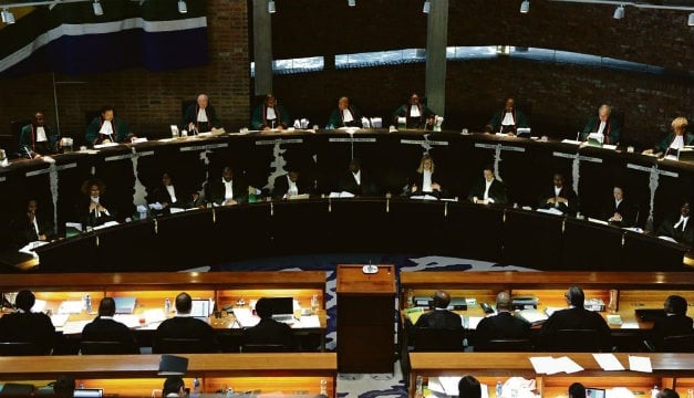 The panel of judges presiding in Constitutional Court. (File, City Press)