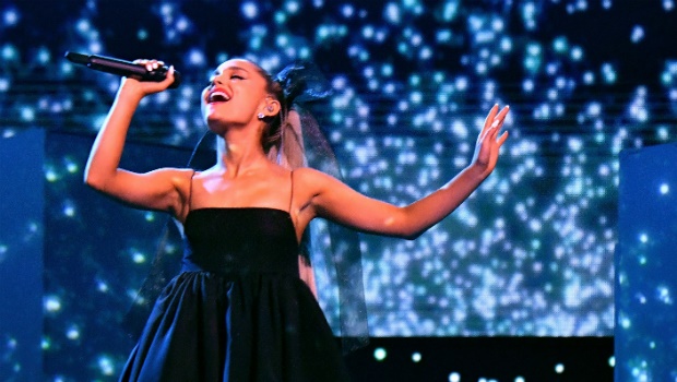 Ariana Grande performs at the 2018 Billboard Music Awards
