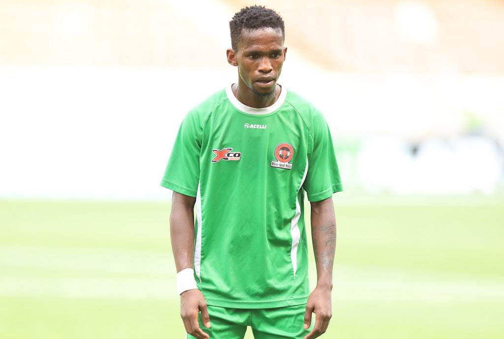 Mahlasela in his Polokwane City threads