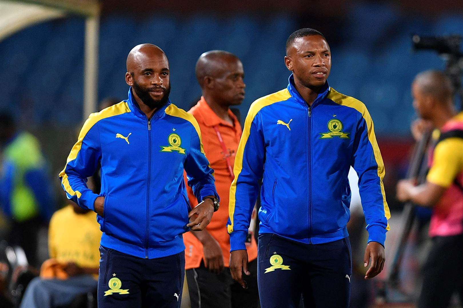 The midfield duo have been reunited at Mamelodi Su