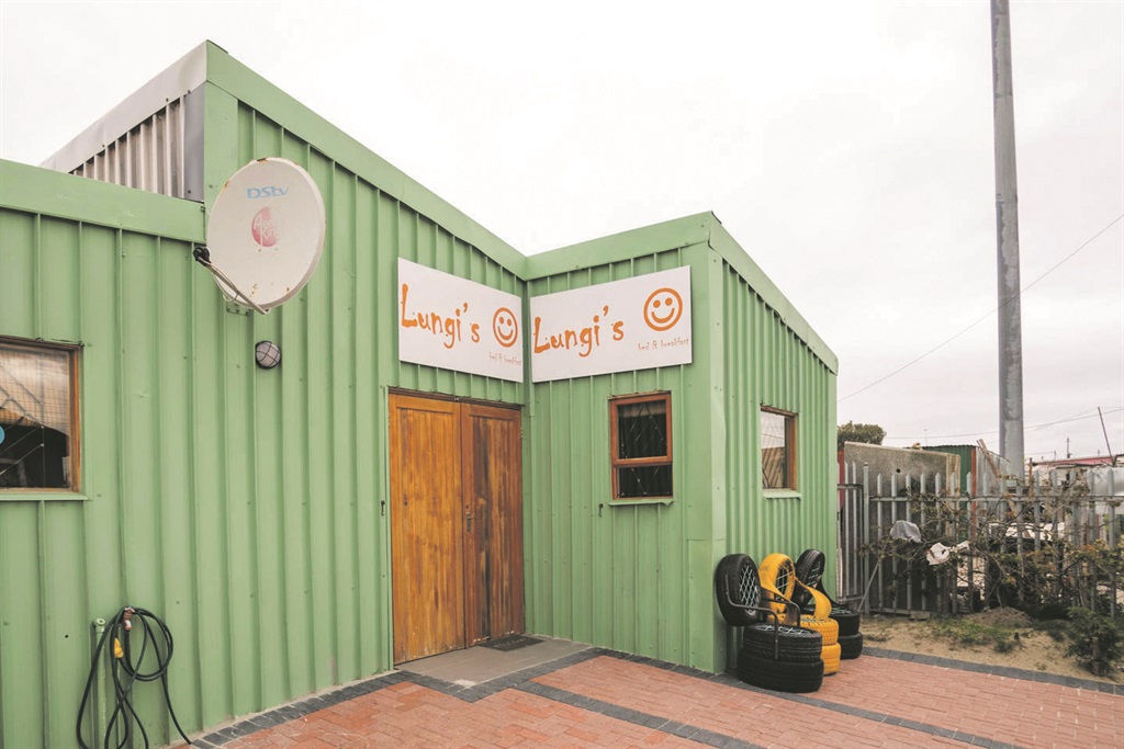 Home sweet home Lungi’s B&B is situated in Khayelitsha in Cape Town. When Nomalungelo Sotyingwa (inset) was looking to start a business, she came across Airbnb, and now runs the guesthouse through the app. Picture: Supplied