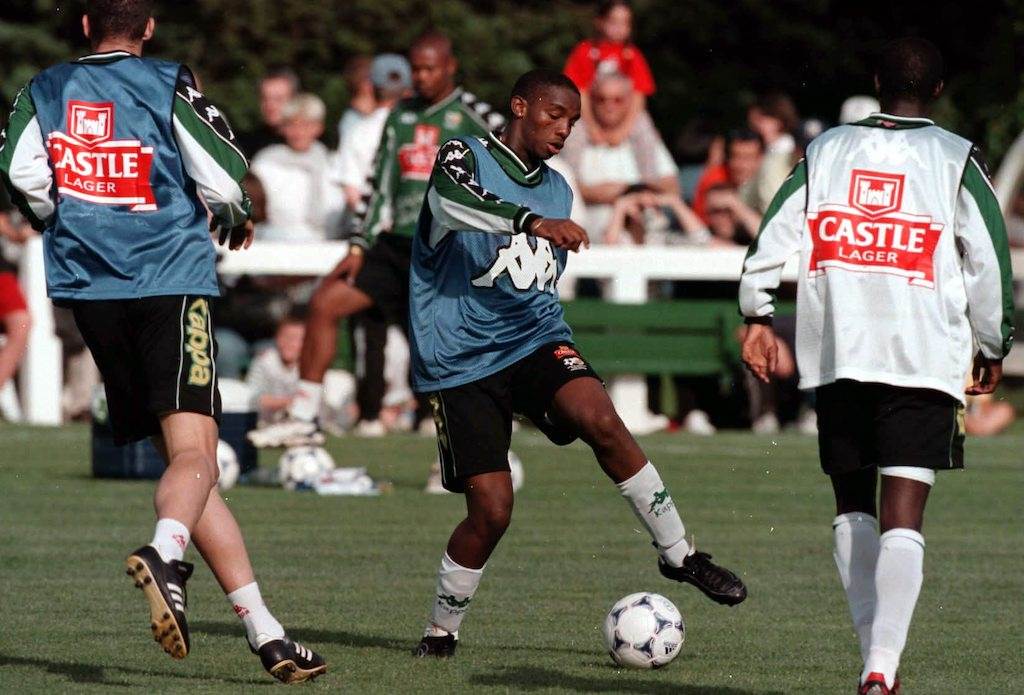8 June 1998 - Benni during Bafana training in Vich