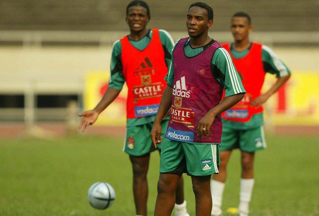 4 September 2004 – Benni during Bafana's training 