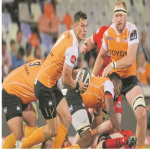 Shaun Venter of the Cheetahs during the 2017 Guinness Pro14 game against Edinburgh at the Toyota Stadium in the Free State, which the Cheetahs won. ( Frikkie Kapp,  BackpagePix)