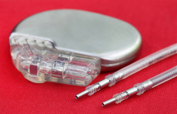 Close up of a pacemaker
