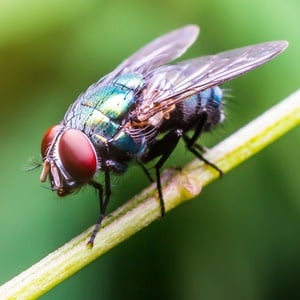 Watch out for that annoying house fly as it can spread diseases.
