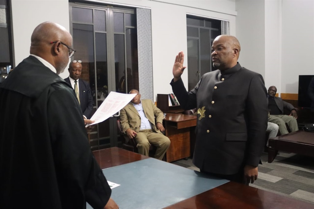 North West MEC, Nono Maloyi, was sworn-in as the a