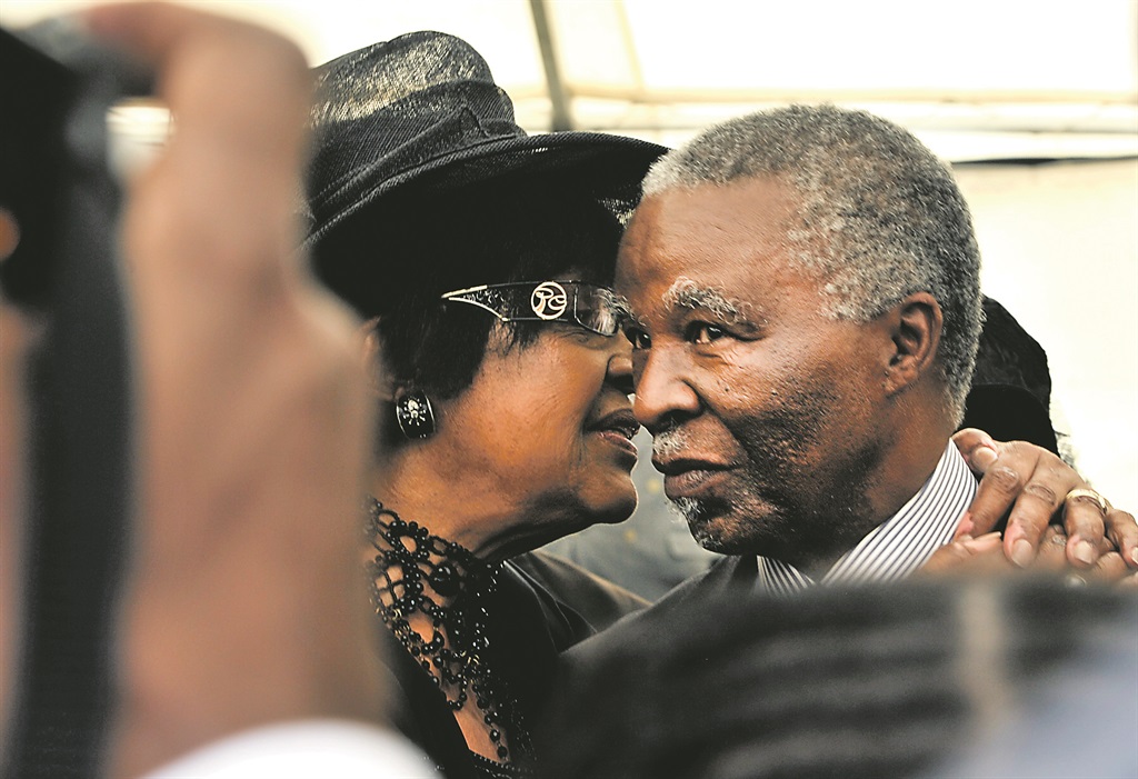 Winnie Madikizela-Mandela and Thabo Mbeki Picture: Gallo Images / Foto 24 / Lerato Maduna 