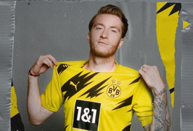 Borussia Dortmund home kit for 2020/2021 season