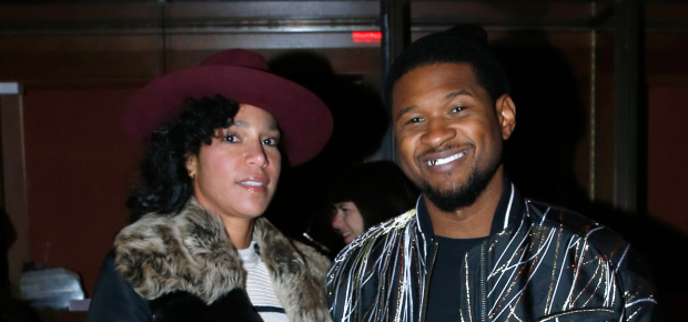 Grace Miguel and Usher (PHOTO:Getty/Gallo)