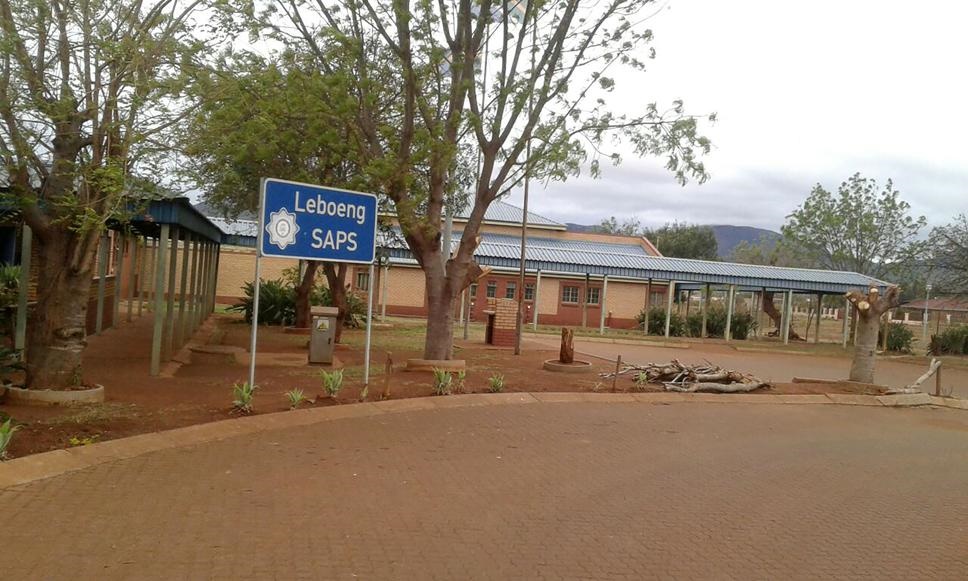 Leboeng Police Station is as quiet as a mouse.