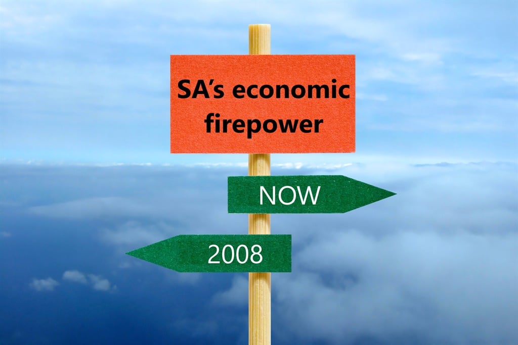 How does South Africa's economy compare with what it looked like during the 2008 global financial crisis? Picture: iStock/Gallo Images