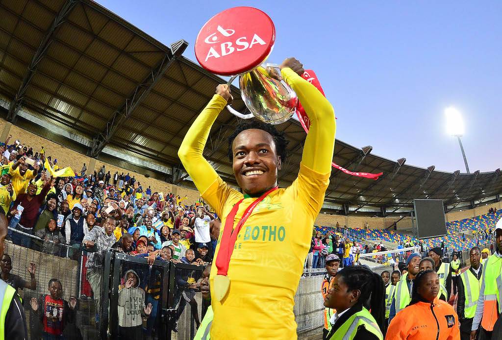Percy Tau - promoted in 2014 but returned from loa