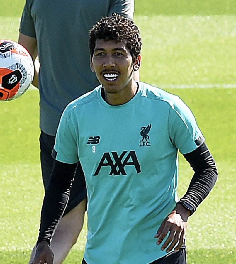 Firmino returned to Melwood with '90s style curls.