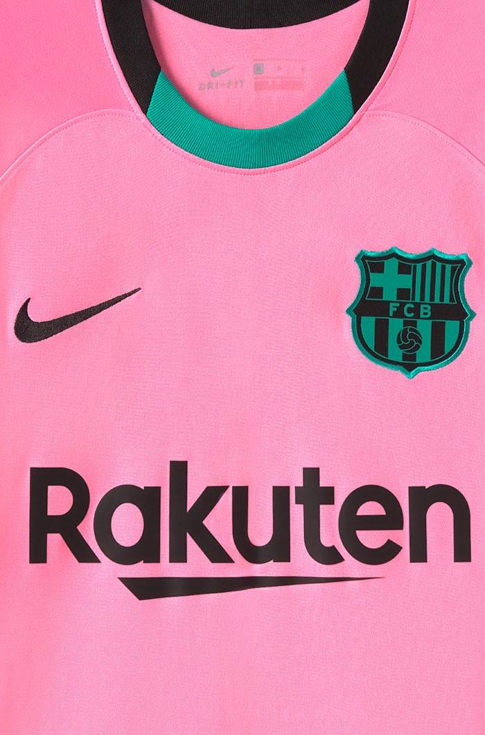 Lionel Messi Barcelona Nike Youth 2020/21 Third Breathe Stadium Replica  Jersey - Pink