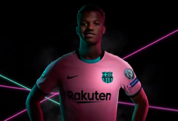 New Barcelona third kit: Pictures as Lionel Messi launches pink shirt for  2020-21 season, London Evening Standard