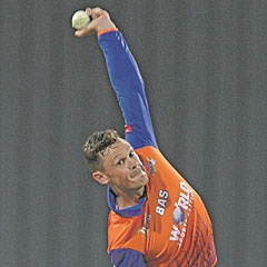 FLYING HIGH:  George Linde is fast becoming a stand-out player for the WSB Cape Cobras. (Louis Botha, Gallo Images)