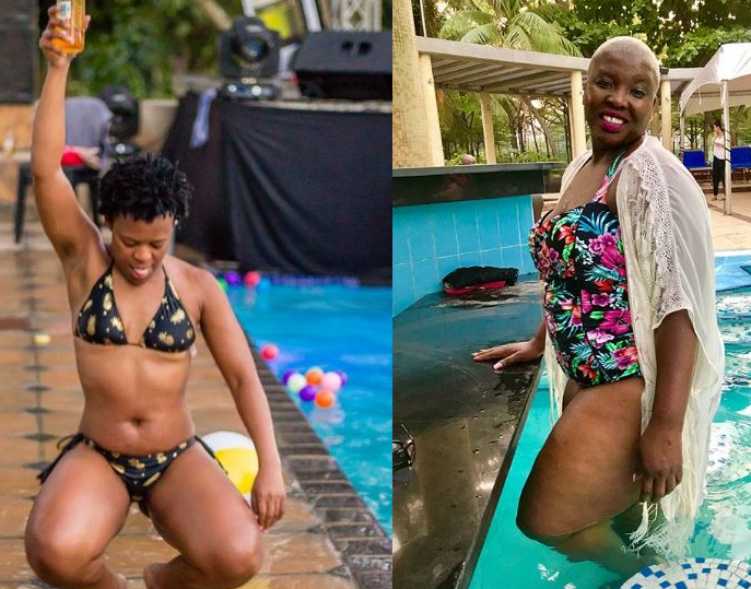 Zodwa Wabantu and Celeste Ntuli are at war with each other. Photos: Instagram