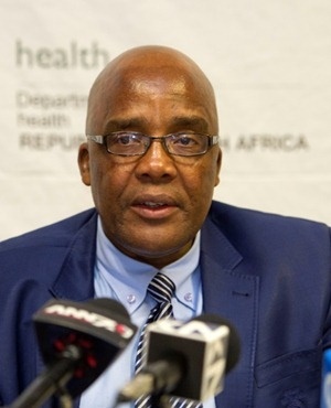 Health Minister Aaron Motsoaledi.