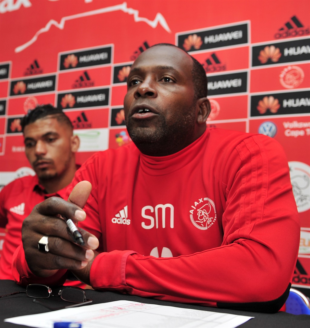 Ajax Cape Town coach Stanley Menzo