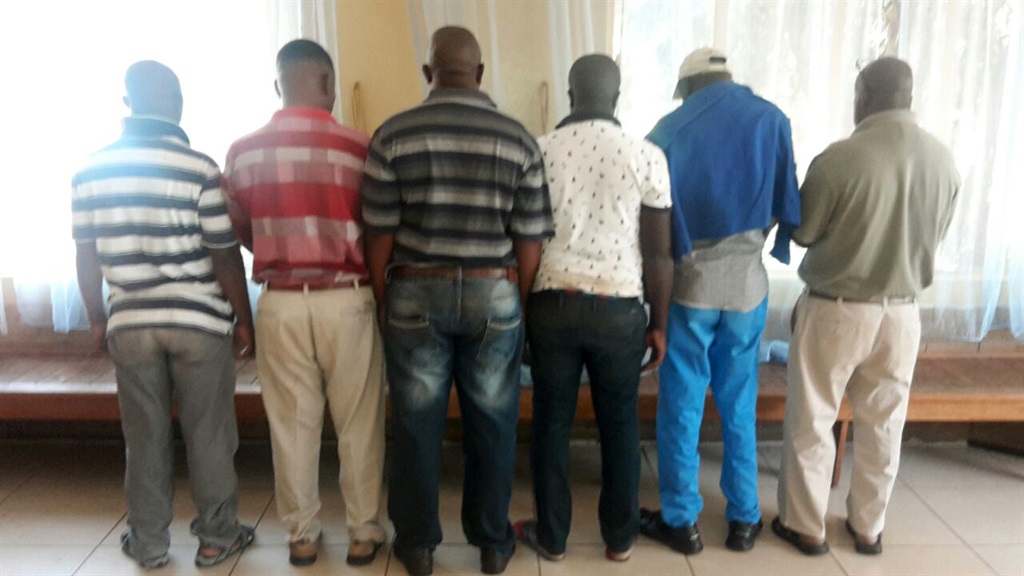 The HAWKS in a joint operation with the Road Traffic Management's National Traffic anti-corruption unit arrested six officials for corruption and bribe. Photos by HAWKS. Photo by 